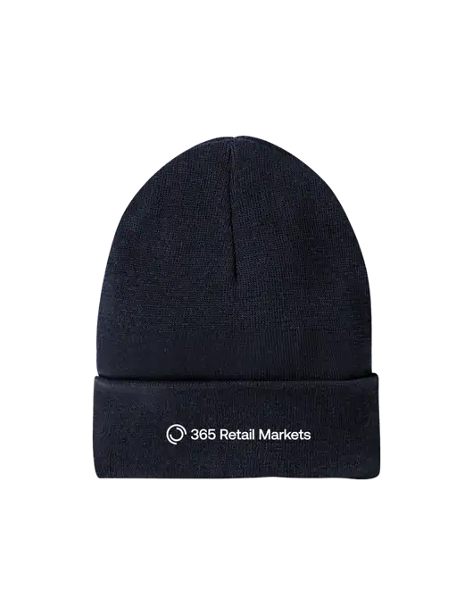 Recycled True Navy Beanie w/365 Logo