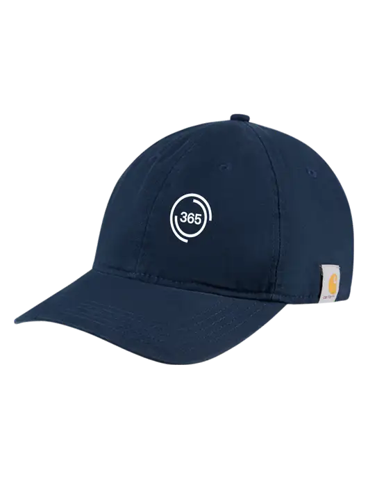 Carhartt Navy Cotton Canvas Cap w/365 Icon Logo