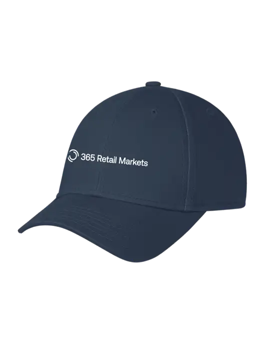 Navy Structured Cap Hook & Loop w/365 Logo