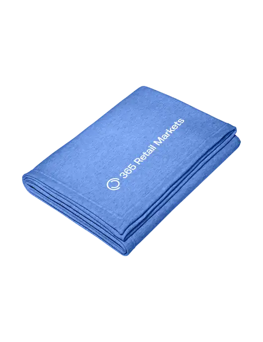 Core Heather Royal Fleece Sweatshirt Blanket w/365 Logo