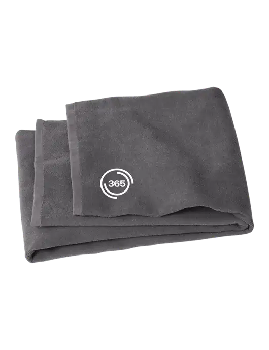 Graphite Beach Towel w/365 Icon Logo