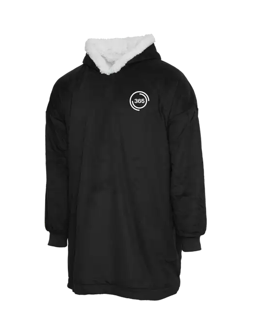 Wearable Lodge Black Blanket w/365 Icon Logo