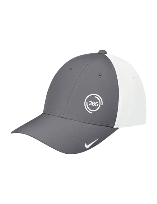 Nike Dark Grey/White Dri-FIT Legacy Cap w/365 Icon Logo