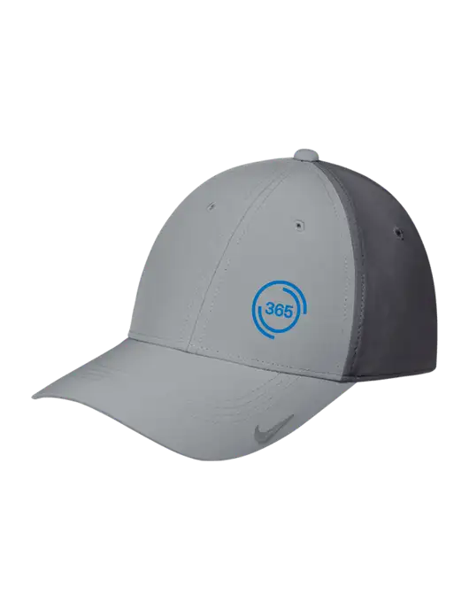 Nike Light Grey/Dark Grey Dri-FIT Legacy Cap w/365 Icon Logo