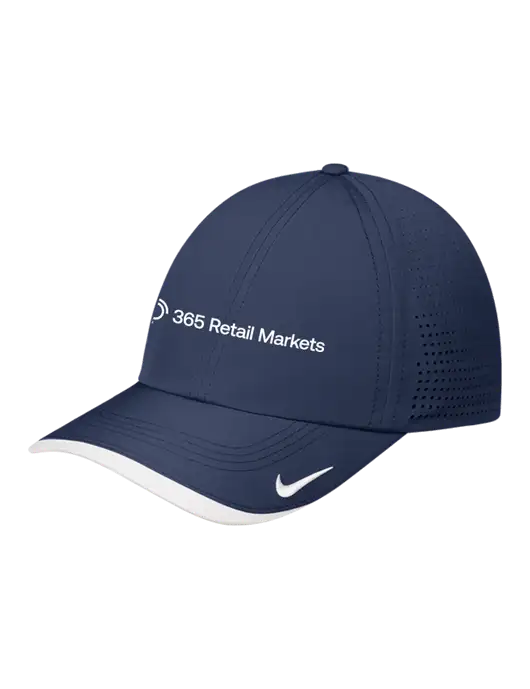 Nike Navy/White Dri-FIT Perforated Performance Cap w/365 Logo