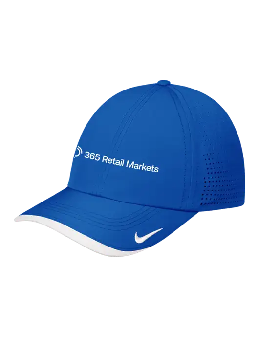 Nike Royal/White Dri-FIT Perforated Performance Cap w/365 Logo