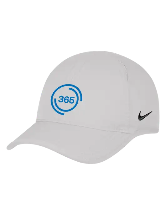 Nike White Featherlight Cap w/365 Icon Logo