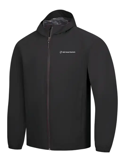 Black Essential Rain Jacket w/365 Logo