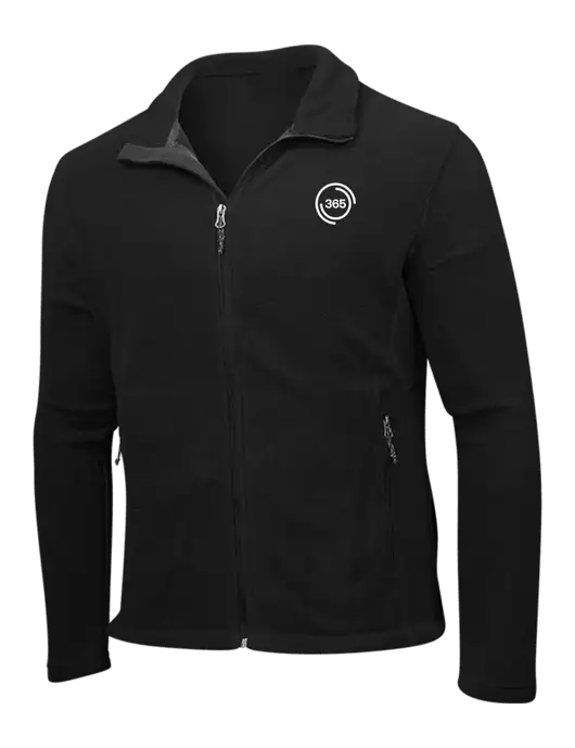Black Fleece Jacket w/365 Icon Logo