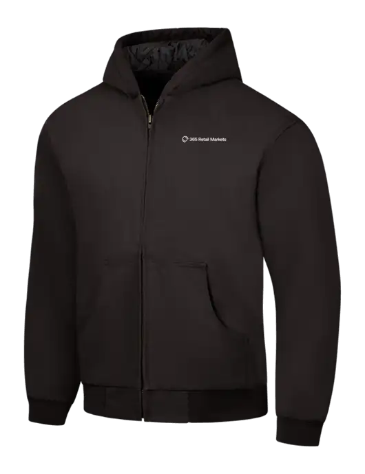 CornerStone Black Duck Cloth Hooded Work Jacket w/365 Logo