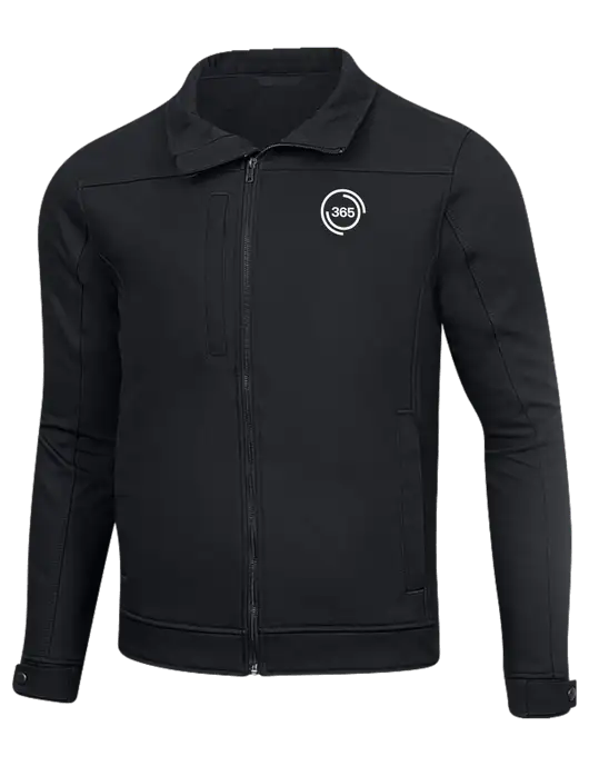Cornerstone Charcoal Duck Bonded Soft Shell Jacket w/365 Icon Logo