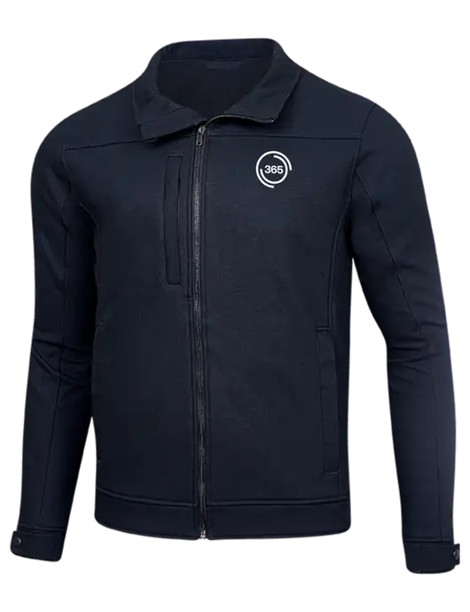 Cornerstone Navy Duck Bonded Soft Shell Jacket w/365 Icon Logo