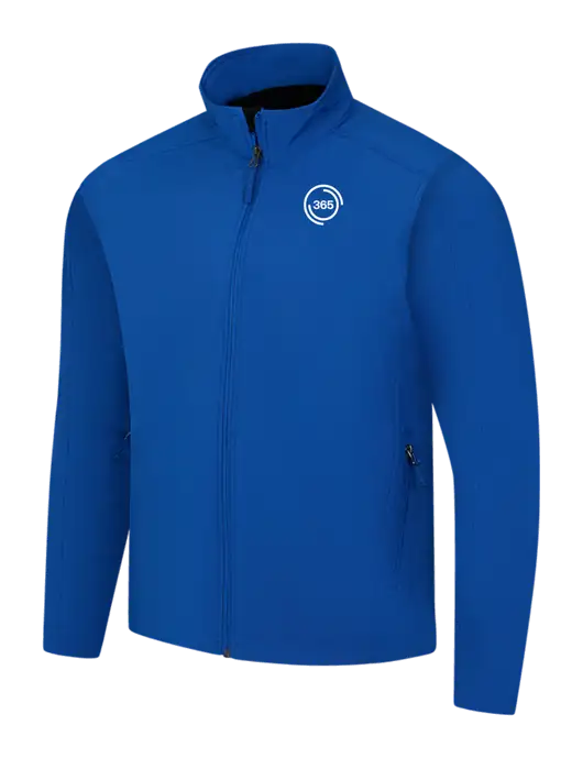 Dark Royal Core Soft Shell Jacket w/365 Icon Logo
