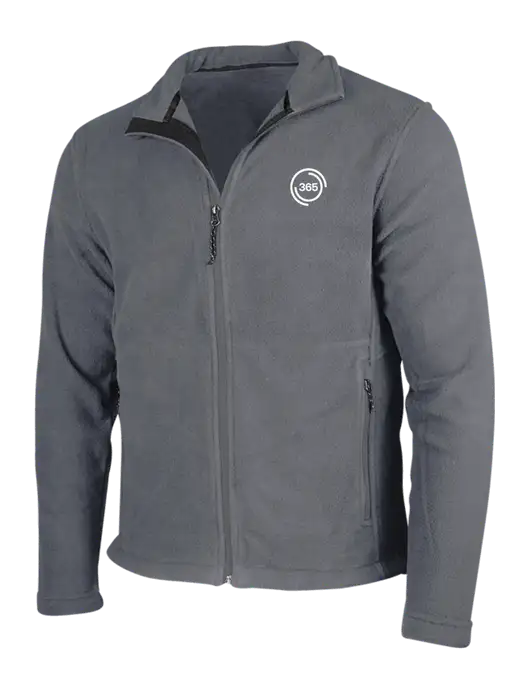 Medium Grey Fleece Jacket w/365 Icon Logo