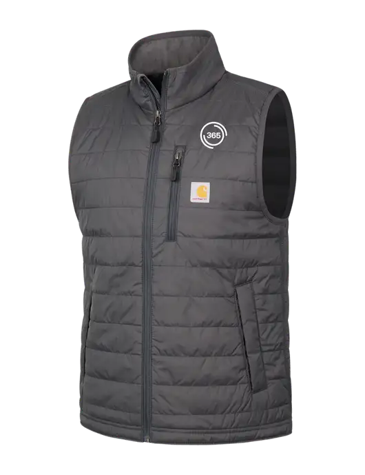 Carhartt Dark Grey Gilliam Vest w/365 Icon Logo