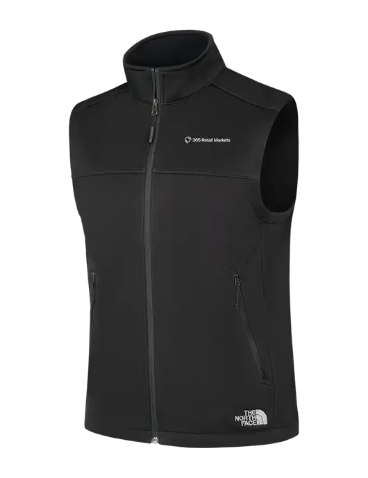 North Face Black Ridgewall Soft Shell Vest w/365 Logo