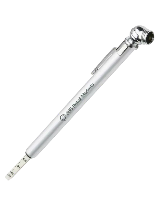 Quick View Silver Tire Gauge w/365 Logo