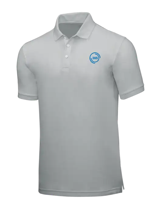 Light Grey Core Classic Pique w/365 Icon Logo
