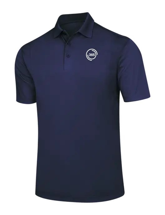 Navy Micropique Sport-Wick Polo w/365 Icon Logo