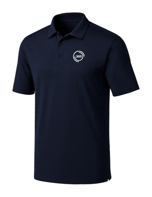 Navy Silk Touch Performance Polo w/365 Icon Logo