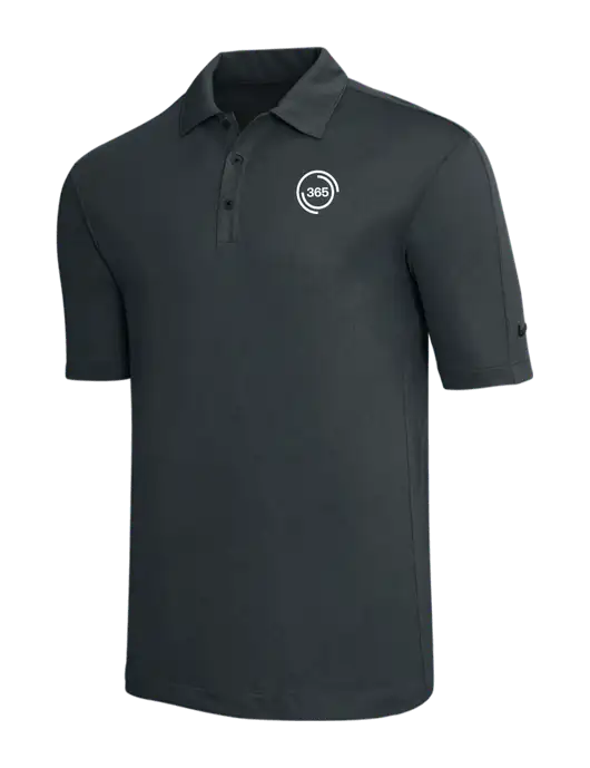 Nike Dark Grey Tech Sport Dri-FIT Polo w/365 Icon Logo