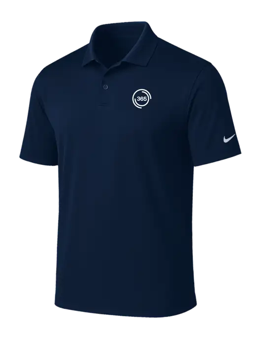 NIKE Navy Victory Solid Polo w/365 Icon Logo