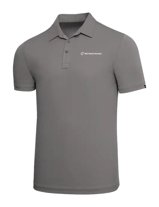 TravisMathew Grey Solid Oceanside Polo w/365 Logo