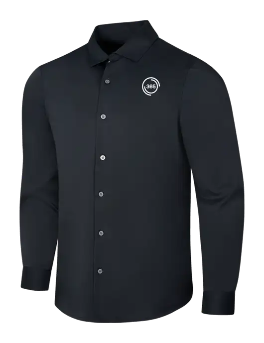 Black City Stretch Shirt w/365 Icon Logo