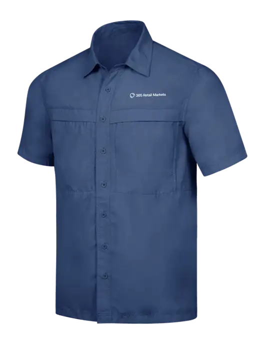 Navy Short Sleeve UV Daybreak Shirt w/365 Logo