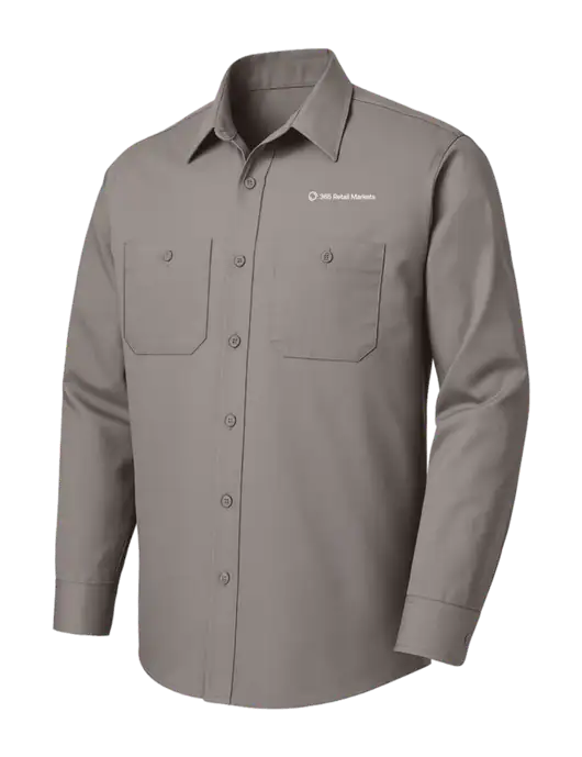 Red Kap Medium Grey Long Sleeve Work Shirt w/365 Logo