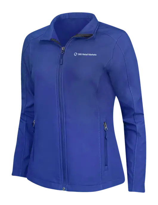 Dark Royal Womens Core Soft Shell Jacket w/365 Logo