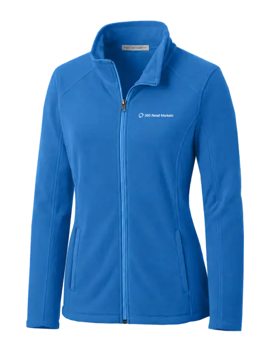 Light Royal Womens Microfleece Jacket w/365 Logo