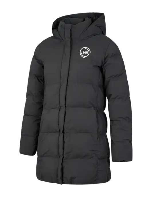 Mercer+Mettle Womens Dark Grey Puffy Parka  w/365 Icon Logo