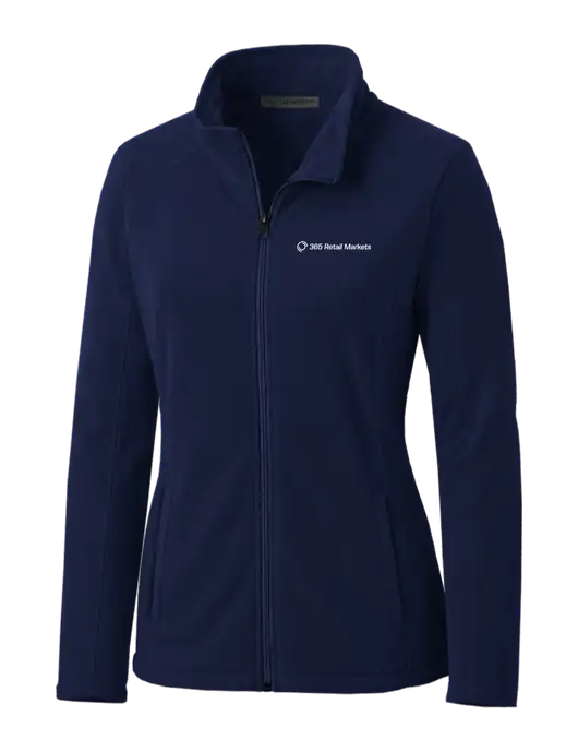 Navy Womens Microfleece Jacket w/365 Logo