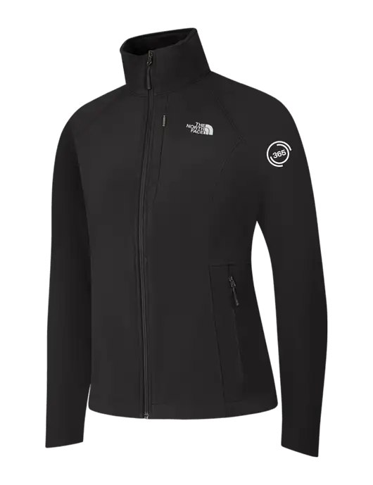 North Face Womens Black Apex Barrier Soft Shell Jacket  w/365 Icon Logo