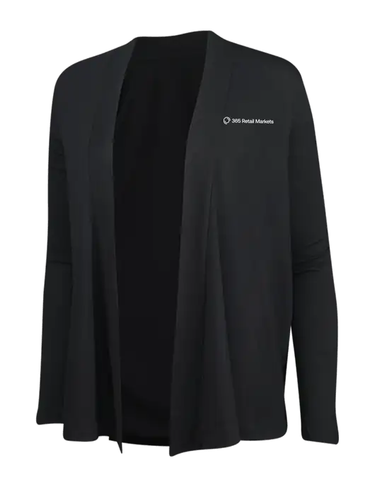 Black Womens Concept Cardigan w/365 Logo