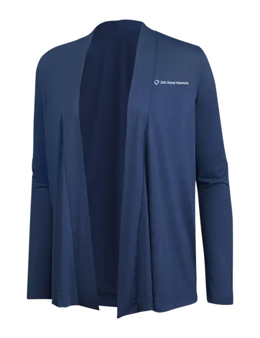 Dusty  Blue Womens Concept Cardigan w/365 Logo