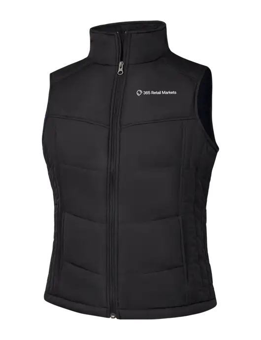 Womens Black/Black Vest w/365 Logo