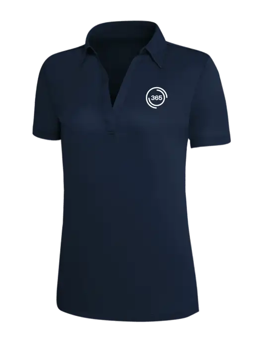 Navy Silk Touch Womens Performance Polo w/365 Icon Logo