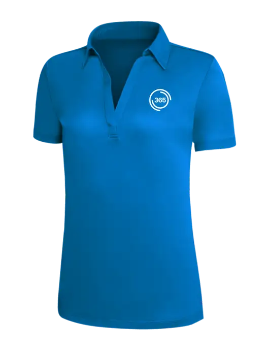 Royal Blue Silk Touch Womens Performance Polo w/365 Icon Logo