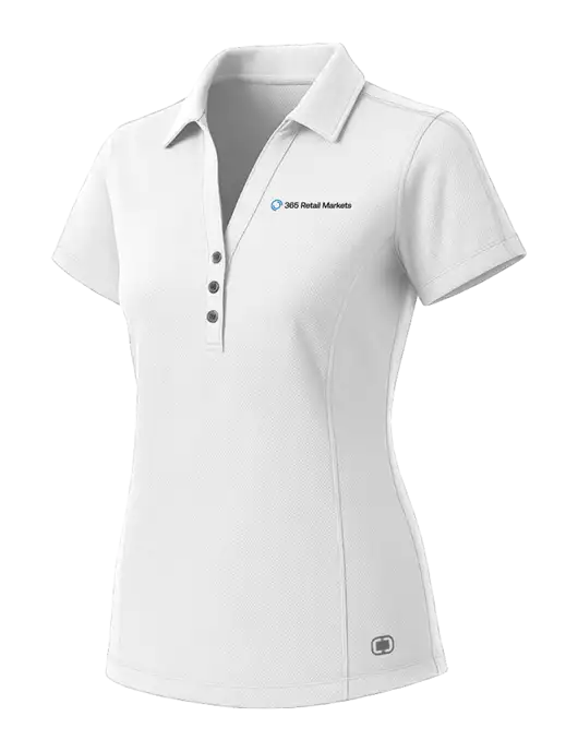 OGIO Womens White ONYX Polo w/365 Logo