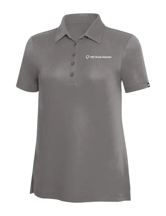 TravisMathew Grey Solid Womens Oceanside Polo w/365 Logo
