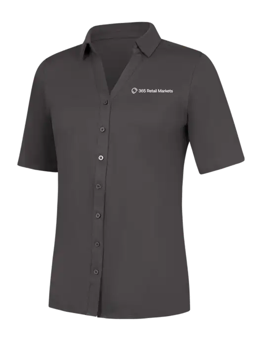 Womens Dark Grey City Stretch Top w/365 Logo