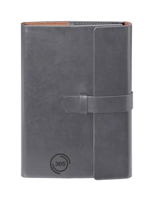Fabrizio Grey 6.875 x 9.56 Portfolio w/365 Icon Logo