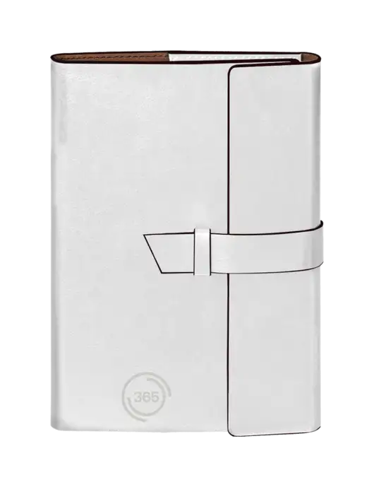 Fabrizio White 6.875 x 9.56 Portfolio w/365 Icon Logo