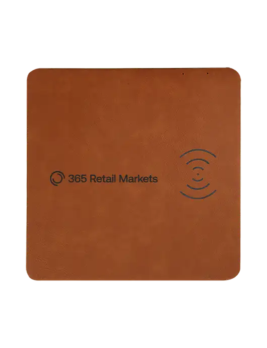 Rawhide Laserable Leatherette Phone Charging Mat w/365 Logo