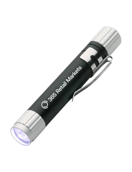 Black Aluminum LED Penlight w/365 Logo