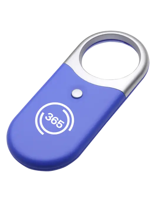 Compact Blue Magnifier Light w/365 Icon Logo