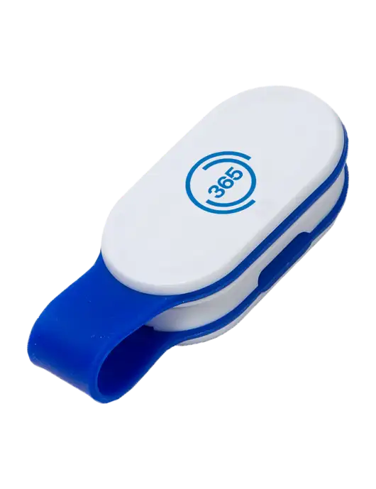 Magna Clip Blue Personal Safety Light w/365 Icon Logo