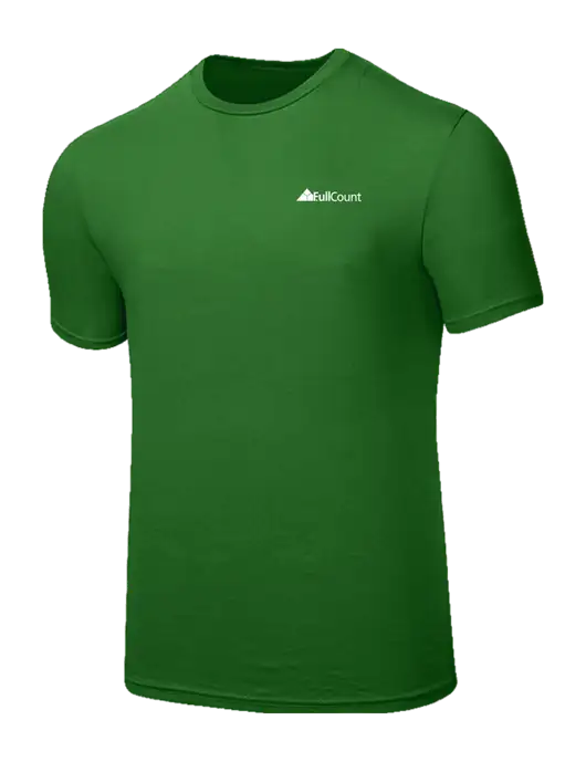 Seriously Soft Kelly Green T-Shirt w/FullCount Logo